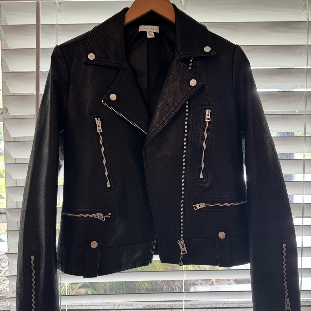 TopShop Faux Leather Jacket